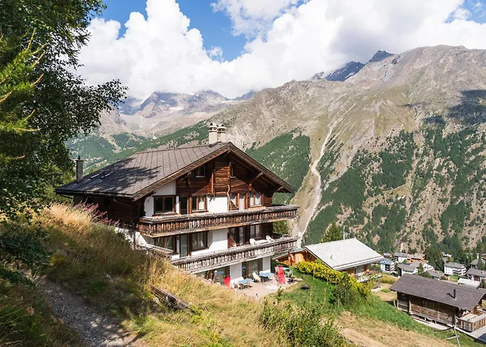 Mirador Auf Der Sonnenterrasse Von Saas Fee